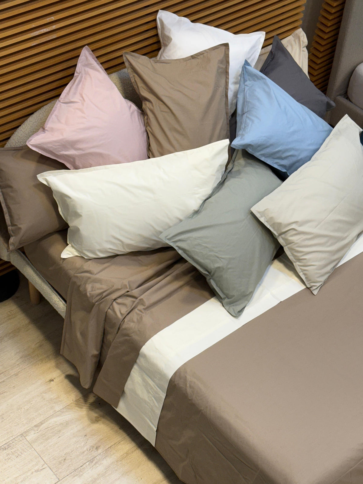 POPUP - Parure Lenzuola Percalle 200TC Eterno Letto Moreali Tessile Casa