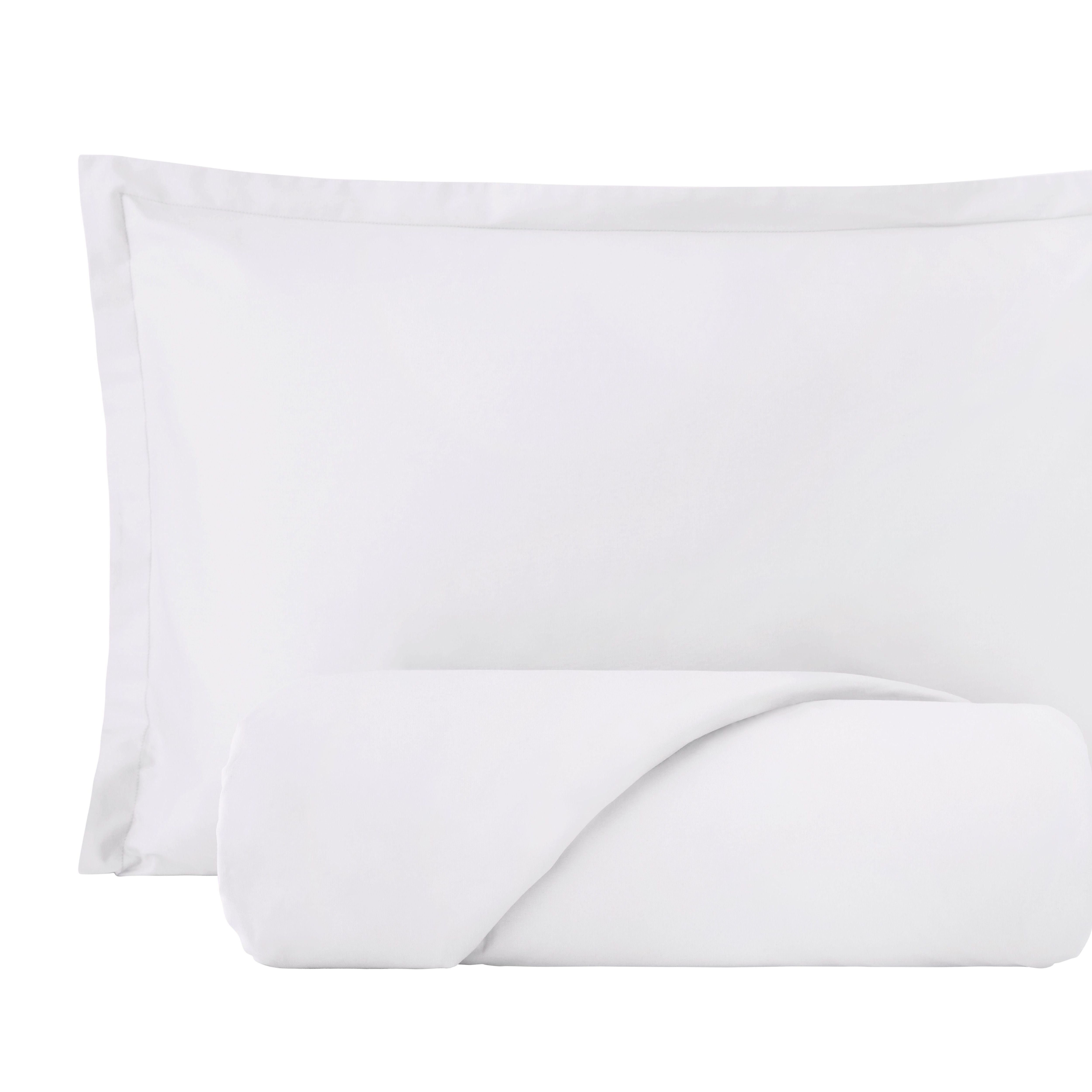 POPUP Parure Copripiumino MADAPOLAM Letto Riviera Piazza e Mezzo Bianco