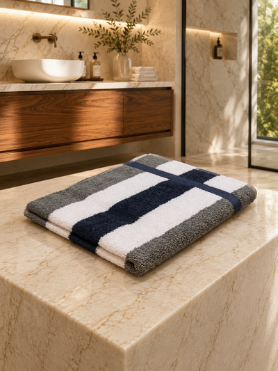 Asciugamano MAXI Cotone Americano Tinto Filo