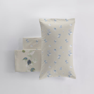 Completo Lenzuola CALDO COTONE 2622 Letto Cogal Matrimoniale Metal Blue