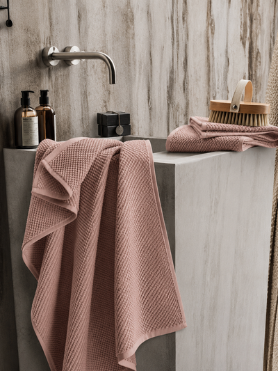 Coppia Asciugamani Jacquard CHICCHI DI RISO