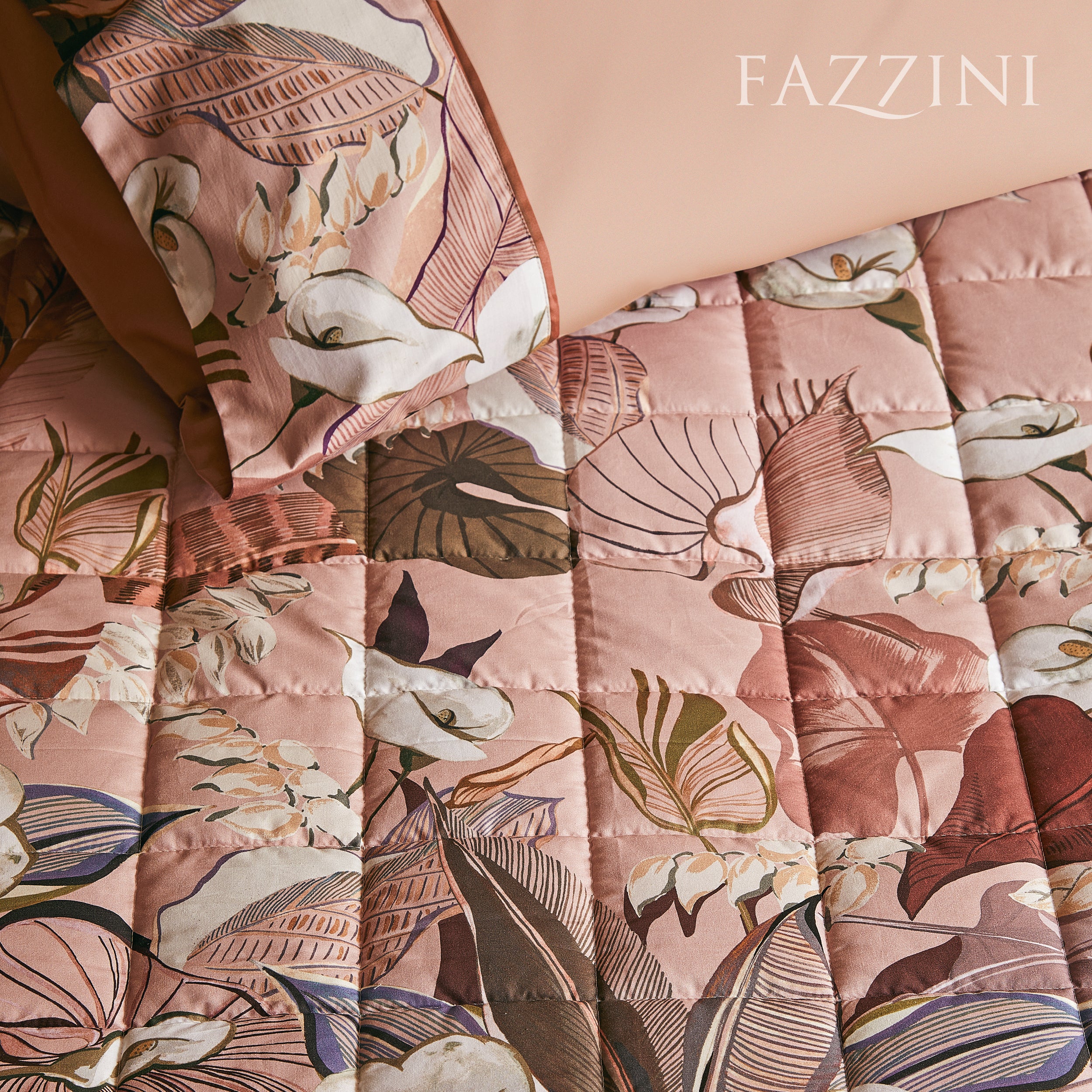 Completo Lenzuola Copriletto Percalle CALLE Letto Fazzini