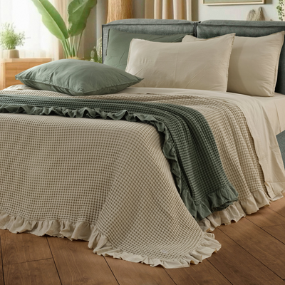 Copriletto Ape Frappa Made in Italy Letto Moreali Tessile Casa