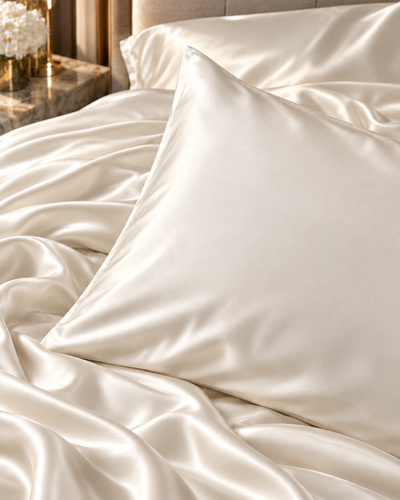 Federa in Seta Pura SUA MAESTÀ Letto Moreali Tessile Casa 50 x 80 cm Seta