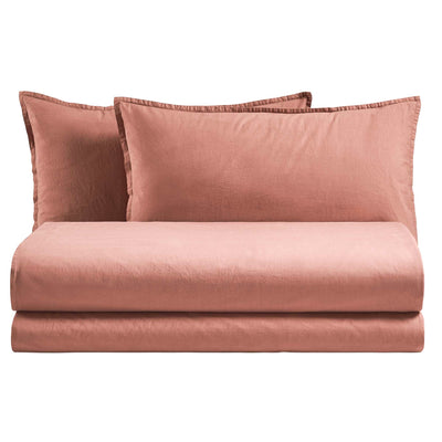POPUP - Parure Copripiumino Cotone No-Stiro ESSENZIALE Letto Moreali Tessile Casa Matrimoniale Fard
