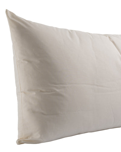 Guanciale in Cotone Natural Cotton Materasso Moreali Tessile Casa Media Bianco