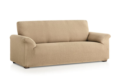 Copridivano Nido D'Ape Multi-Stretch Soggiorno Belmarti Poltrona 70-110 cm Tortora