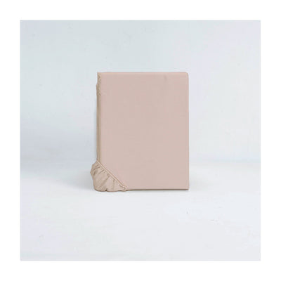 Sotto con Angoli Raso di Cotone Made in Italy Letto Moreali Tessile Casa Matrimoniale 160/180 x 200 Rosa Tenue