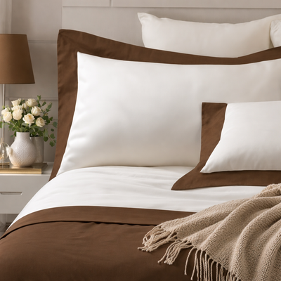 Parure Lenzuola Bordo Raso LUXURY Letto Moreali Tessile Casa