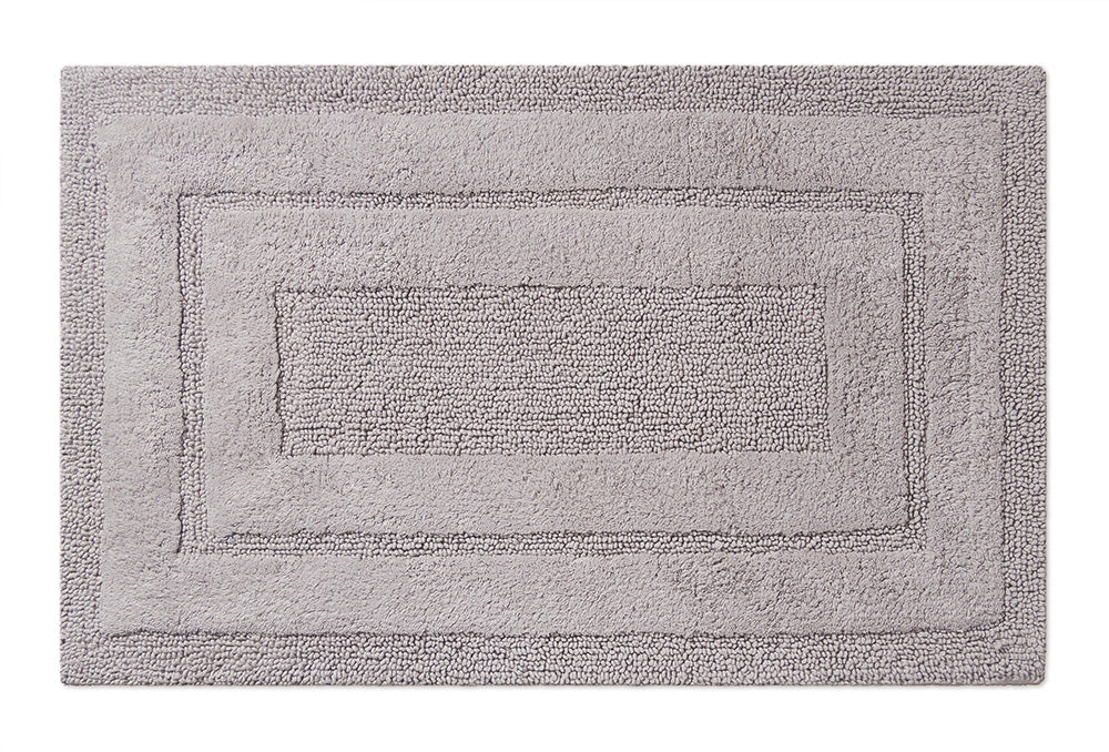Tappeto Bagno Tinta Unita BOURDON Bagno Home Philosophy 50 x 50 Grigio Perla