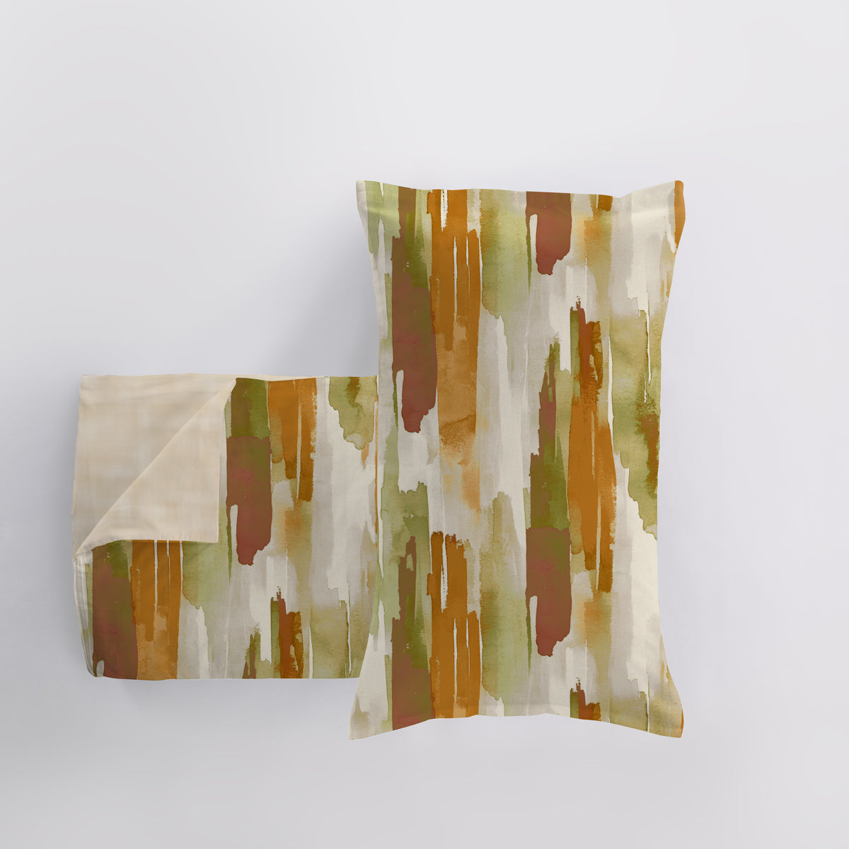 Parure Copripiumino Double Madapolam LES UNIQUES 2626 Letto Cogal Matrimoniale Cognac