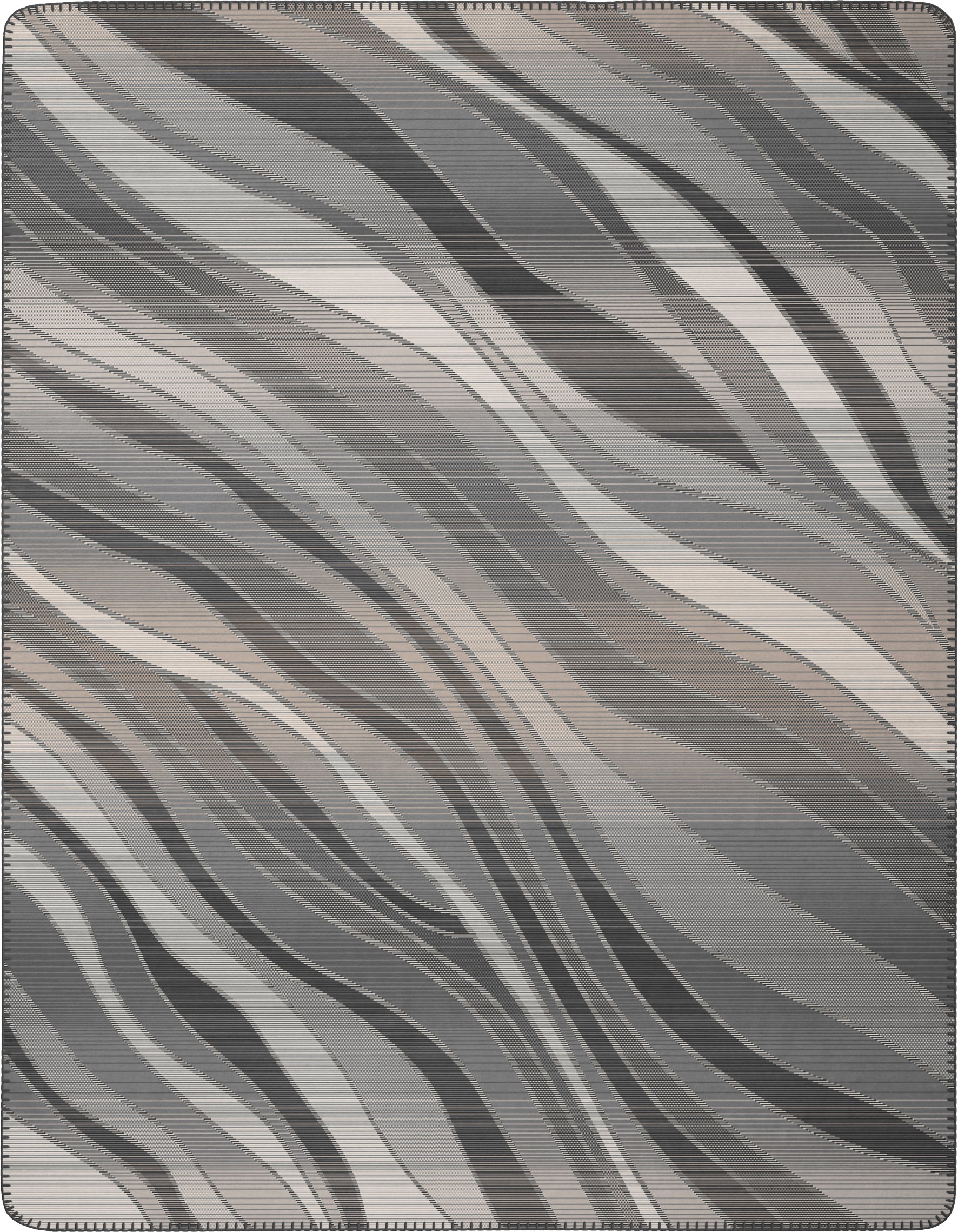 Plaid Caldo Cotone Flower Love Silver Soggiorno Borbo
