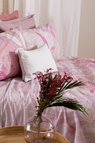 Completo Lenzuola Cotone Stampato LARIZA Letto Riviera
