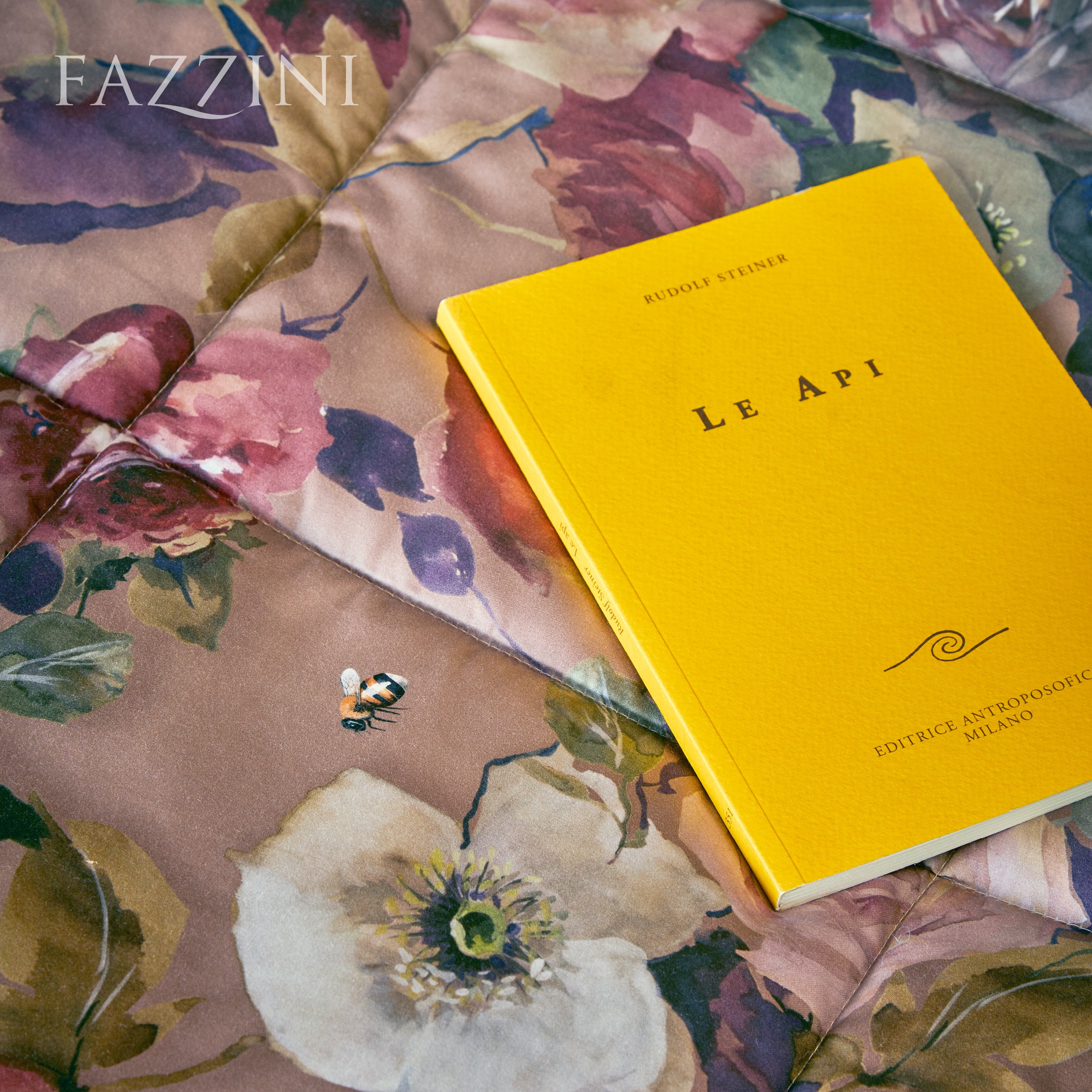 Trapunta Raso 300 Fili NETTARE Letto Fazzini