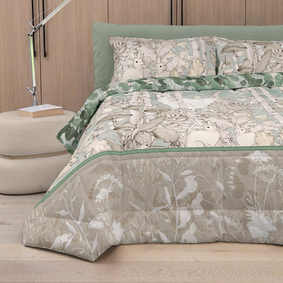 Trapunta Percalle YAMATO Letto Fazzini 270 x 270 Naturale