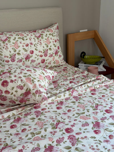 Completo Lenzuola Cotone Stampato CHARM Letto Cotonissimo