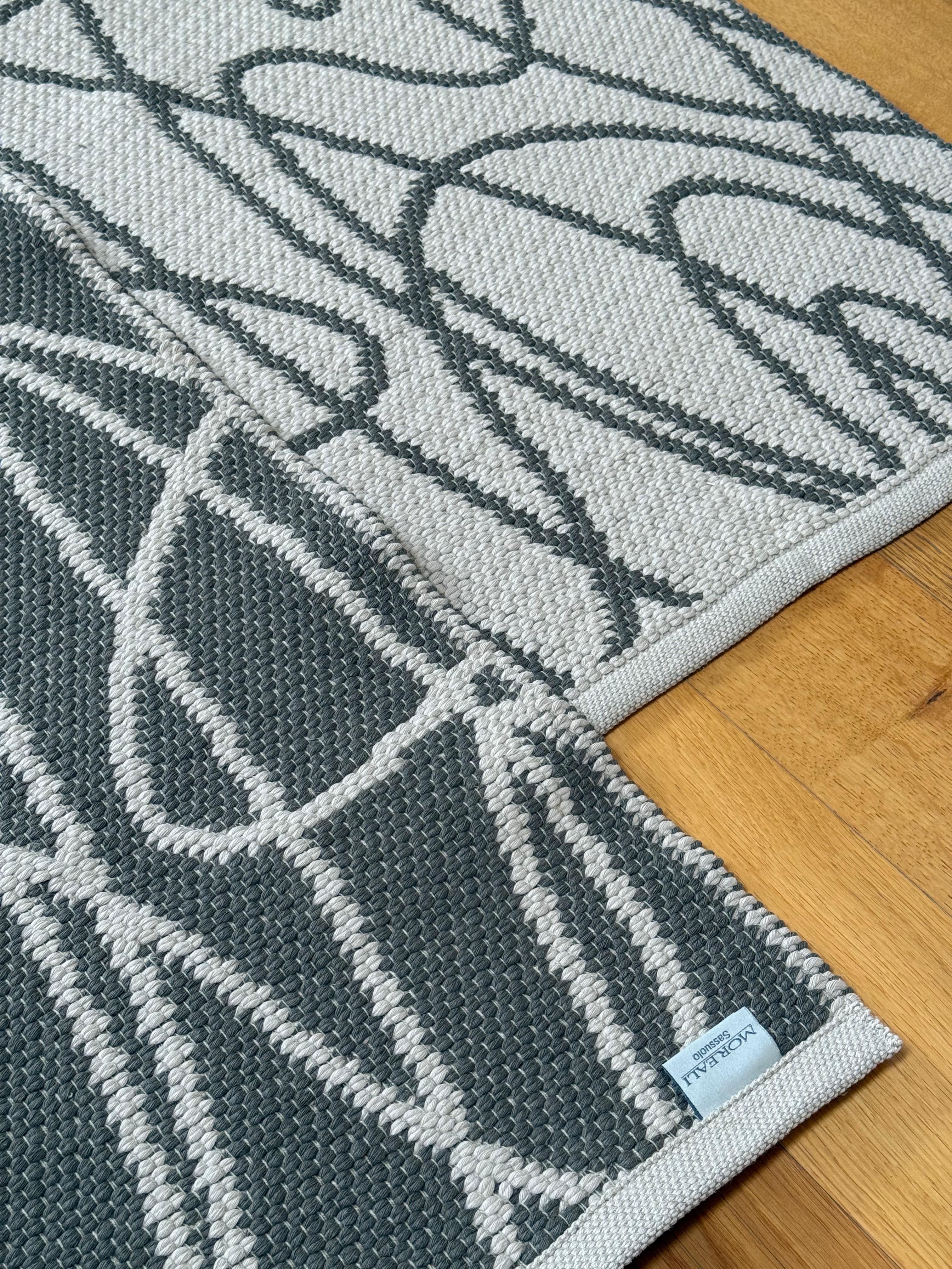 Tappeto Artigianale Lino/Cotone ABSTRACT Soggiorno Moreali Tessile Casa