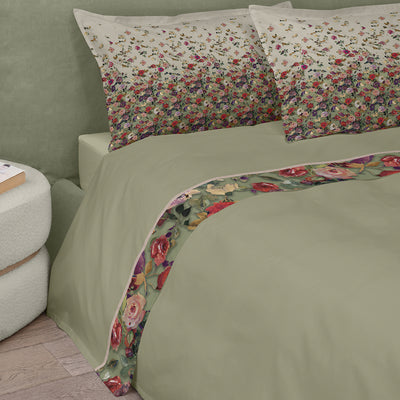Completo Lenzuola Raso 300 Fili NETTARE Letto Fazzini