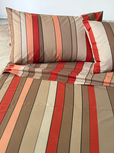 Parure Lenzuola Copriletto BAIADERA Letto Moreali Tessile Casa