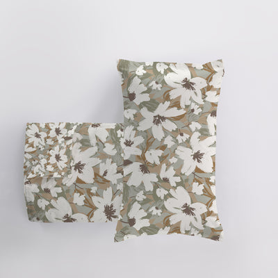 Parure Copripiumino Double Madapolam LES UNIQUES 2624 Letto Cogal Matrimoniale Verde