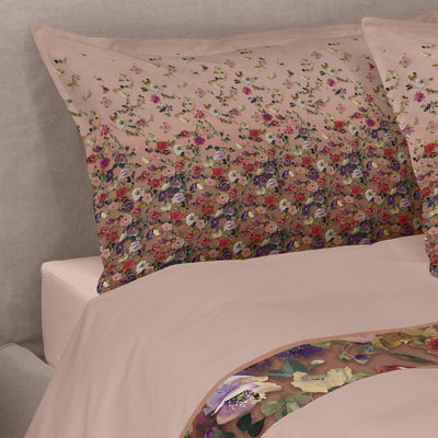Completo Lenzuola Raso 300 Fili NETTARE Letto Fazzini