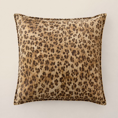 Cuscino Velluto Stampato TABBY Soggiorno Fazzini 30 x 50 Animalier