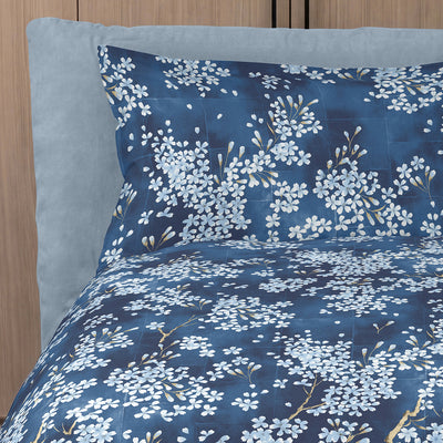 Parure Copripiumino Percalle KIMONO Letto Fazzini