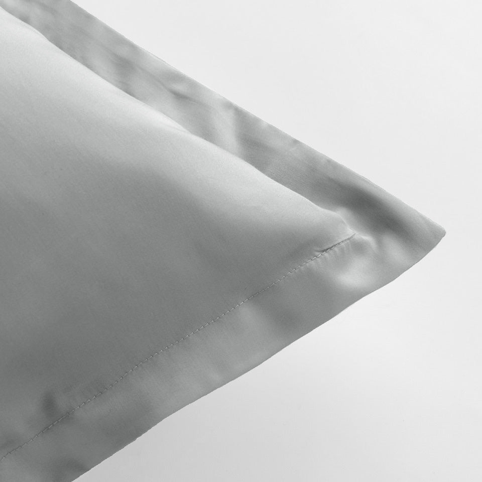 Coppia di Federe Effetto SETA Tencel Letto Moreali Tessile Casa