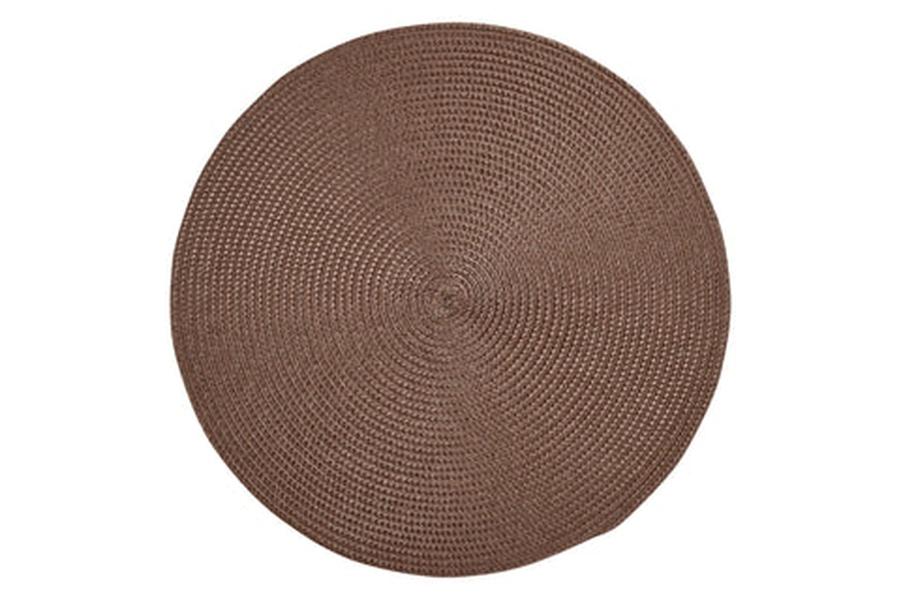 Set 4 Sottopiatti INTRECCIO Accessorio Moreali Tessile Casa Diametro 38 Marrone