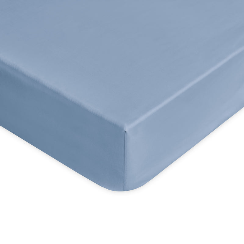 POPUP - Sotto con Angoli Percalle 200TC Eterno NON DEFINITO Moreali Tessile Casa Piazza e Mezzo 120 x 200 Azzurro Polvere