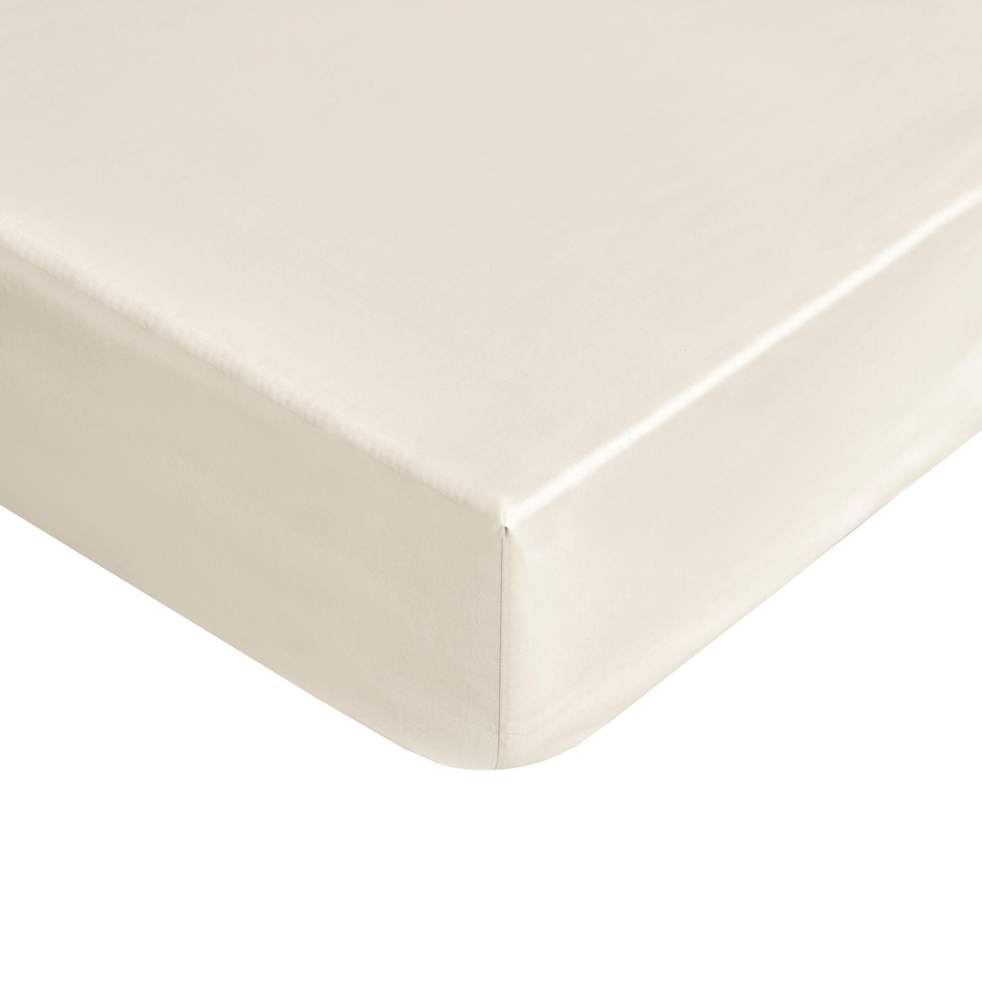 Sotto con Angoli Percalle 200TC Eterno Letto Moreali Tessile Casa Matrimoniale 160/180 x 200 Avorio