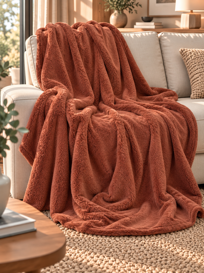 Plaid Extra Soft COCCOLA Soggiorno Moreali Tessile Casa Plaid 150 x 180 Marrakech B768