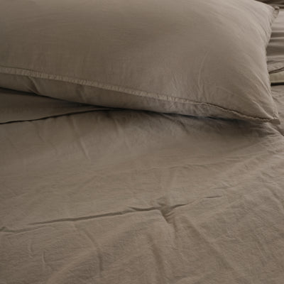 Parure Lenzuola Cotone No-Stiro ESSENZIALE Letto Moreali Tessile Casa
