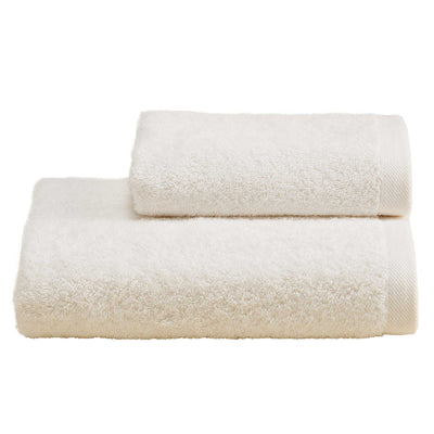 Set Asciugamani Soft CAREZZA Bagno Moreali Tessile Casa 60 x 110 / 40 x 60 Avorio