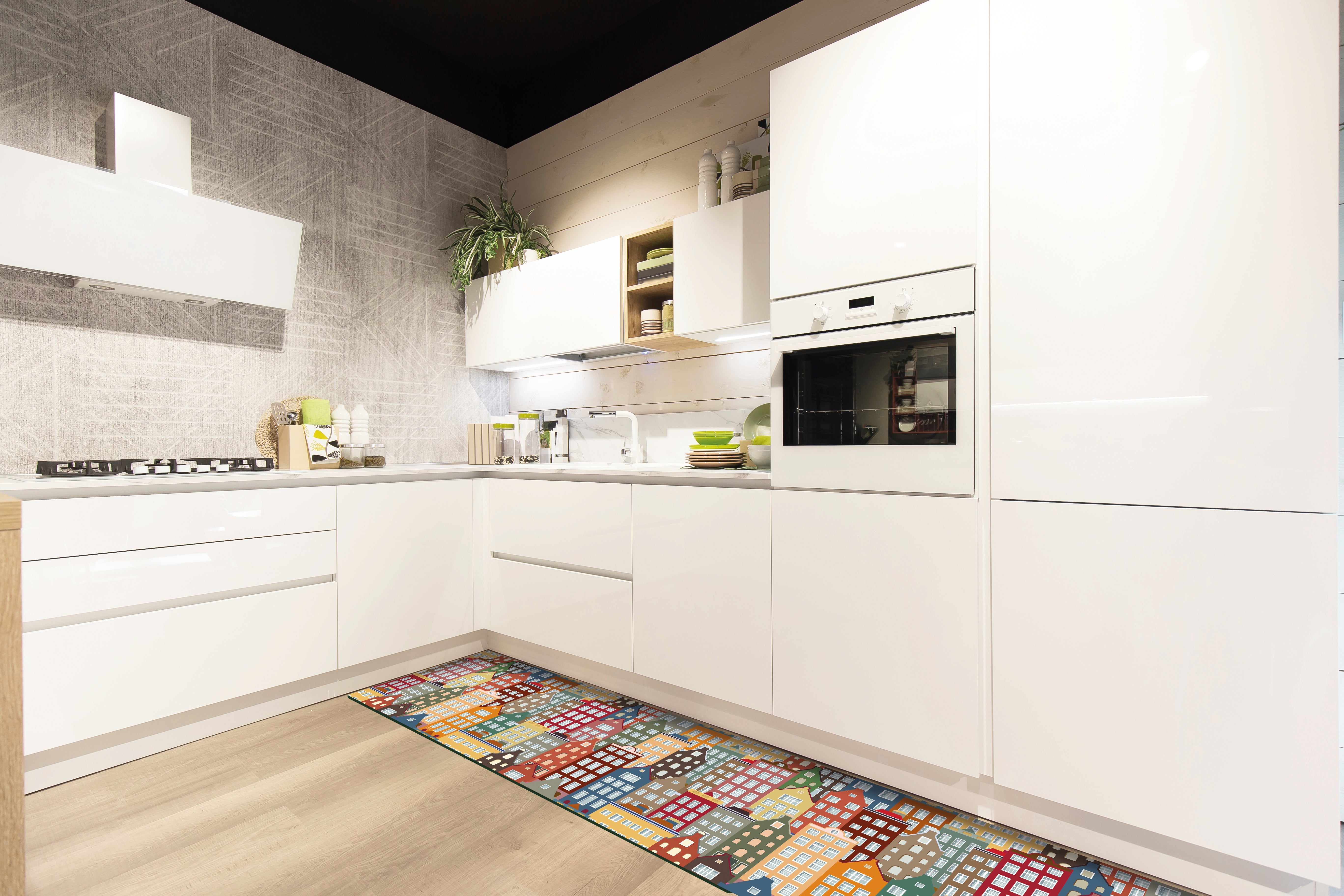 Tappeto Da Cucina al Metro Casette Soggiorno Moreali Tessile Casa