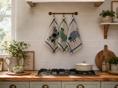 Set Canovacci FATTORIA Cucina Moreali Tessile Casa