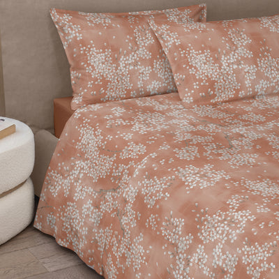 Completo Lenzuola Copriletto Percalle KIMONO Letto Fazzini