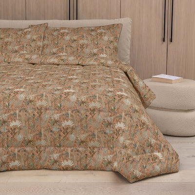 Trapunta Raso 300 Fili DRAA Letto Fazzini 270 x 270 Rosa