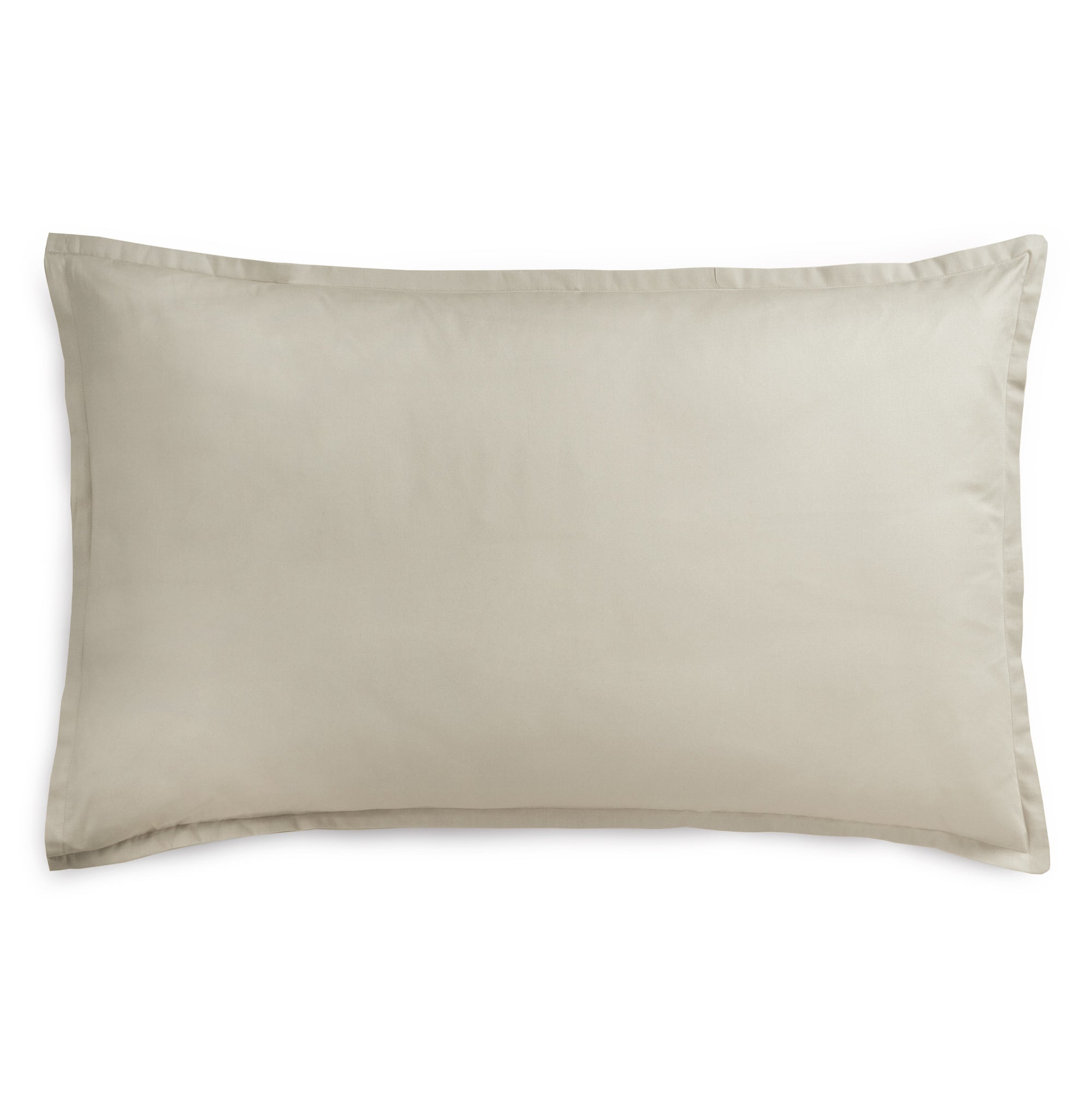 Coppia di Federe Percalle 200TC Eterno Letto Moreali Tessile Casa 50 x 80 cm Greige