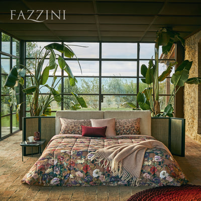Trapunta Raso 300 Fili NETTARE Letto Fazzini