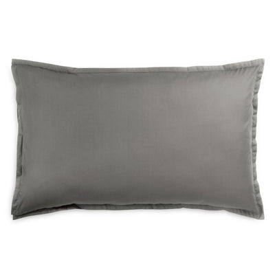 Coppia di Federe Percalle 200TC Eterno Letto Moreali Tessile Casa 50 x 80 cm Antracite