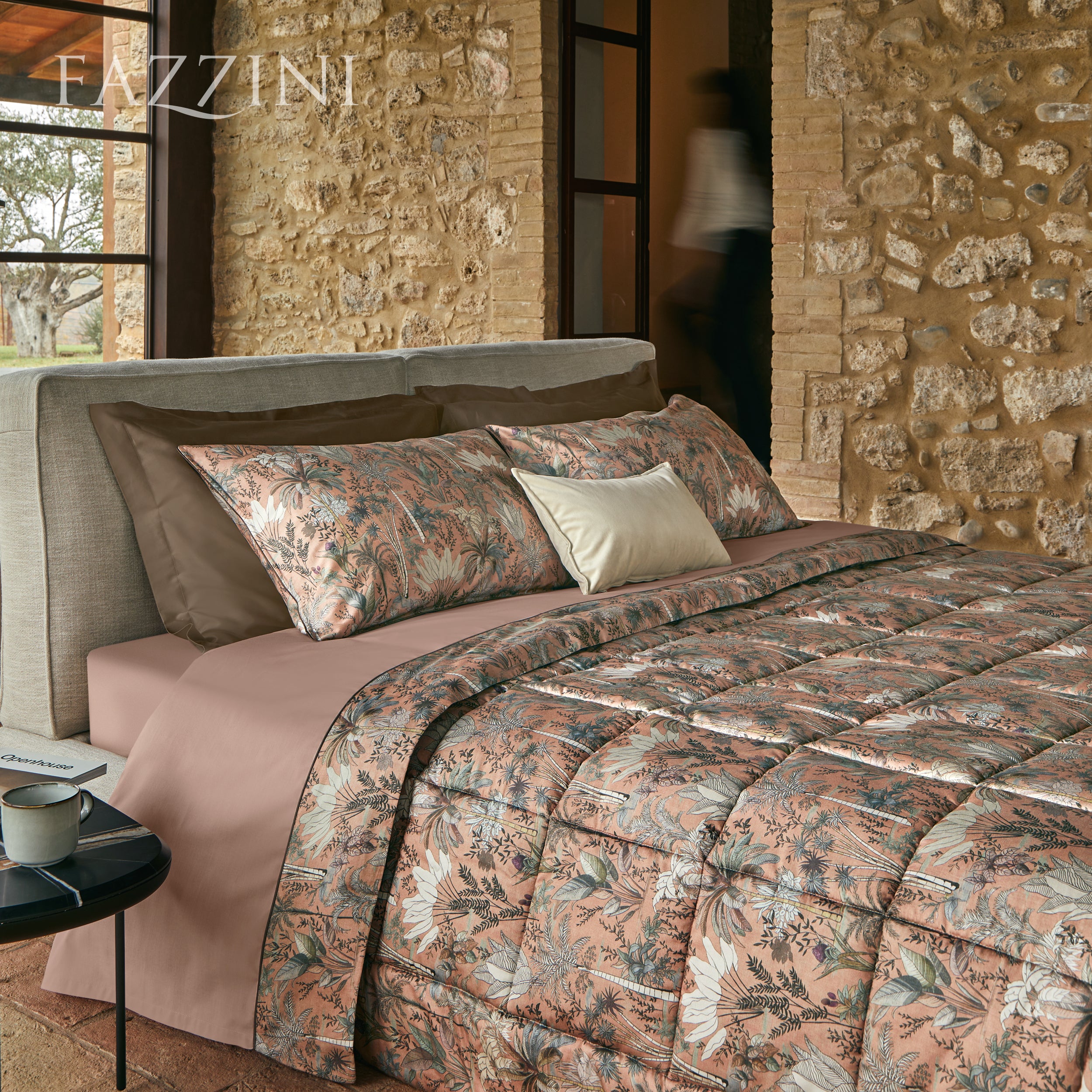 Trapunta Raso 300 Fili DRAA Letto Fazzini