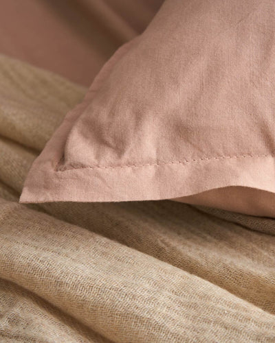 Coppia Federe Cotone No-Stiro ESSENZIALE Letto Moreali Tessile Casa