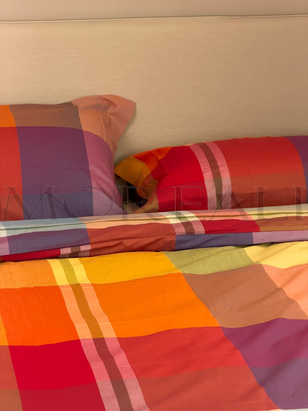 Parure Copripiumino Tinto Filo BOSSI Parrot Letto Bossi