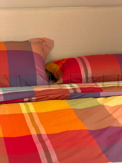 Parure Copripiumino Tinto Filo BOSSI Parrot Letto Bossi