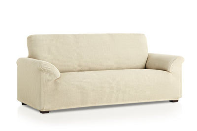 Copridivano Nido D'Ape Multi-Stretch Soggiorno Belmarti Poltrona 70-110 cm Panna