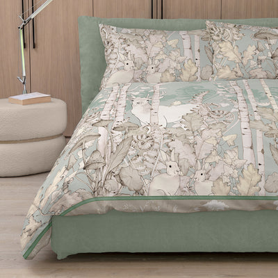 Parure Copripiumino Percalle YAMATO Letto Fazzini