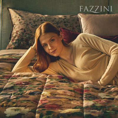 Trapunta Raso 300 Fili NETTARE Letto Fazzini