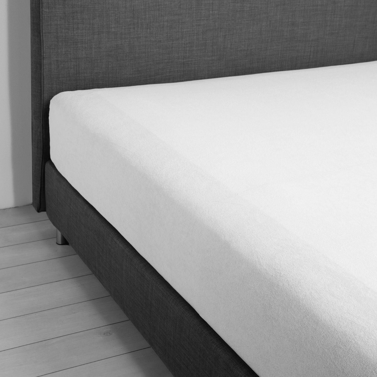 Coprimaterasso in Cotone Impermeabile Vivawhite Materasso Daunenstep Singolo 80-100 x 200 Bianco