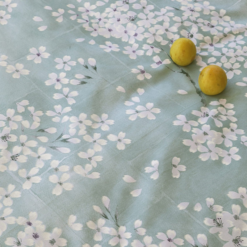 Parure Copripiumino Percalle KIMONO Letto Fazzini